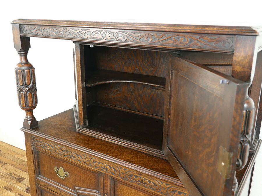 アンティーク家具 コートカップボード 80590