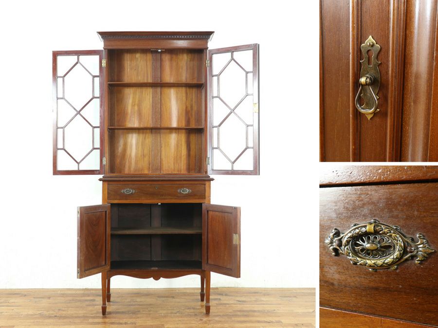 アンティーク家具 キャビネット 80647