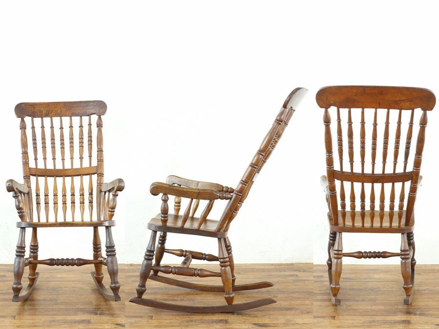 アンティーク家具 ロッキングチェア 80557