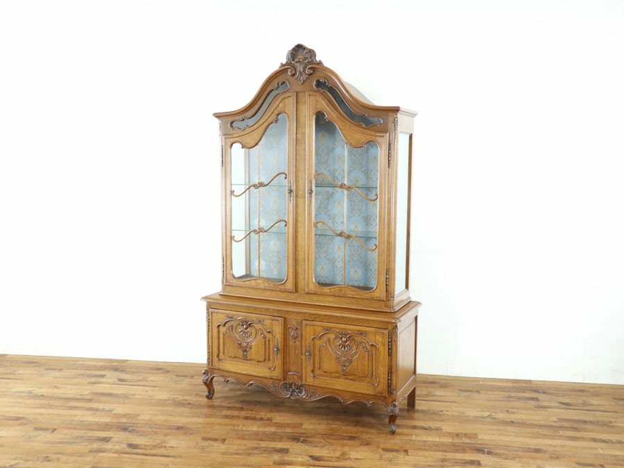 アンティーク家具 ロココキャビネット 65402a