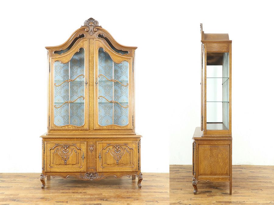 アンティーク家具 ロココキャビネット 65402a