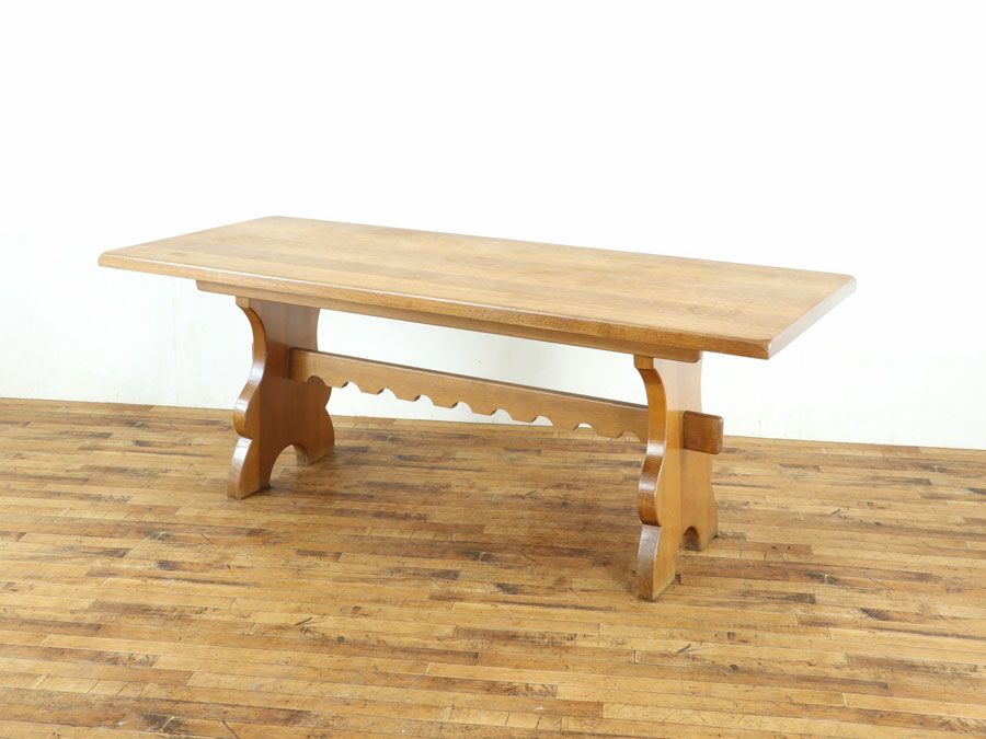 在庫一掃セール♥美品　アメリカアンティークダイングテーブル　伸長式　クラシカル チーク材伸長式ダイニングテーブル ヴィンテージ 中古 ジャパン