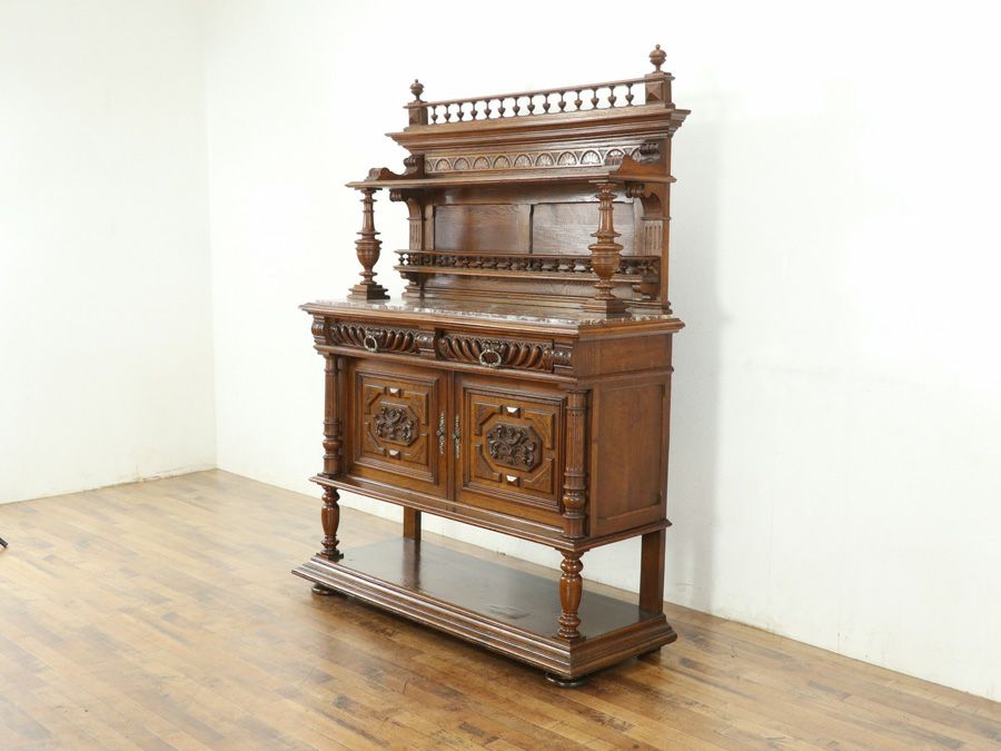 アンティーク家具 ロココキャビネット 65462