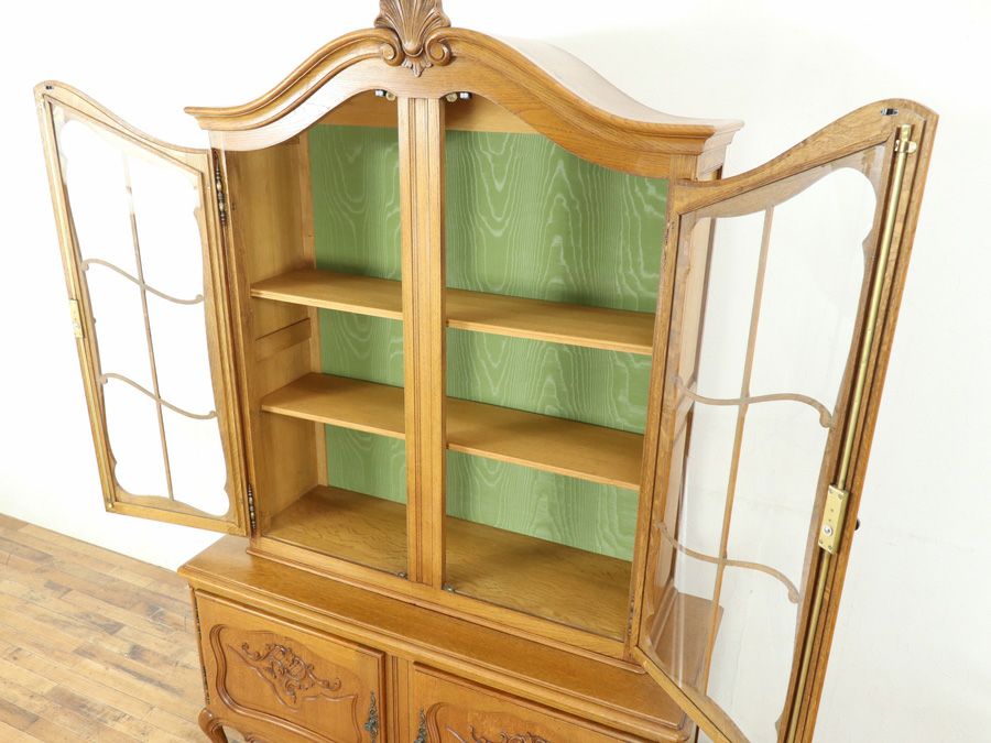 アンティーク家具 ロココキャビネット 65381