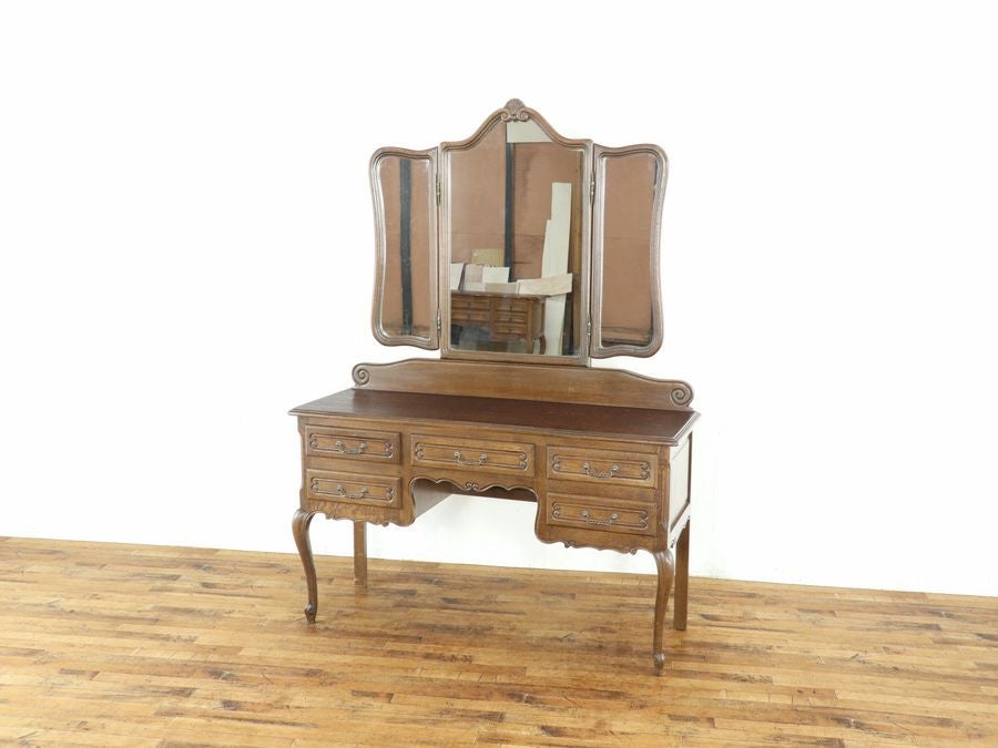 アンティーク家具 猫脚ドレッサー 65328