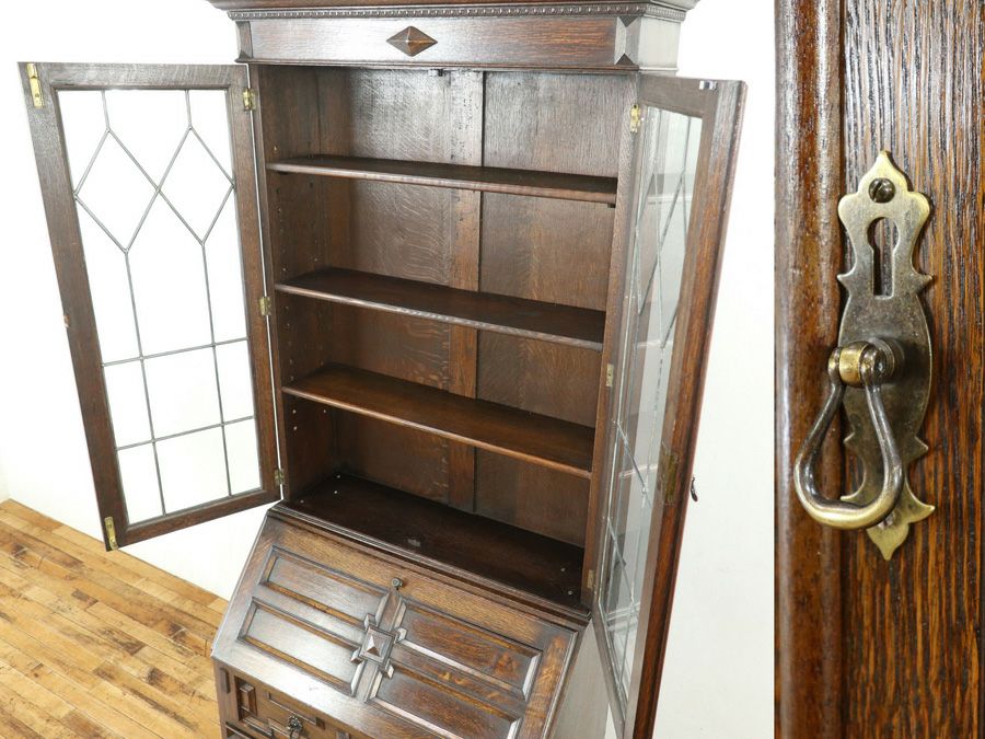 アンティーク家具 ブックビューロー 80383