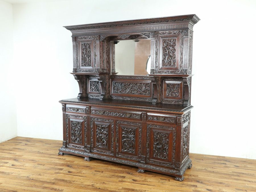 イギリスアンティーク家具 キャビネット 80600