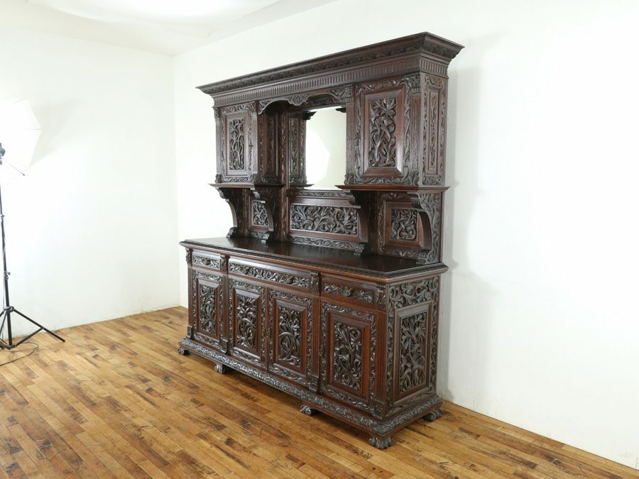 イギリスアンティーク家具 キャビネット 80600