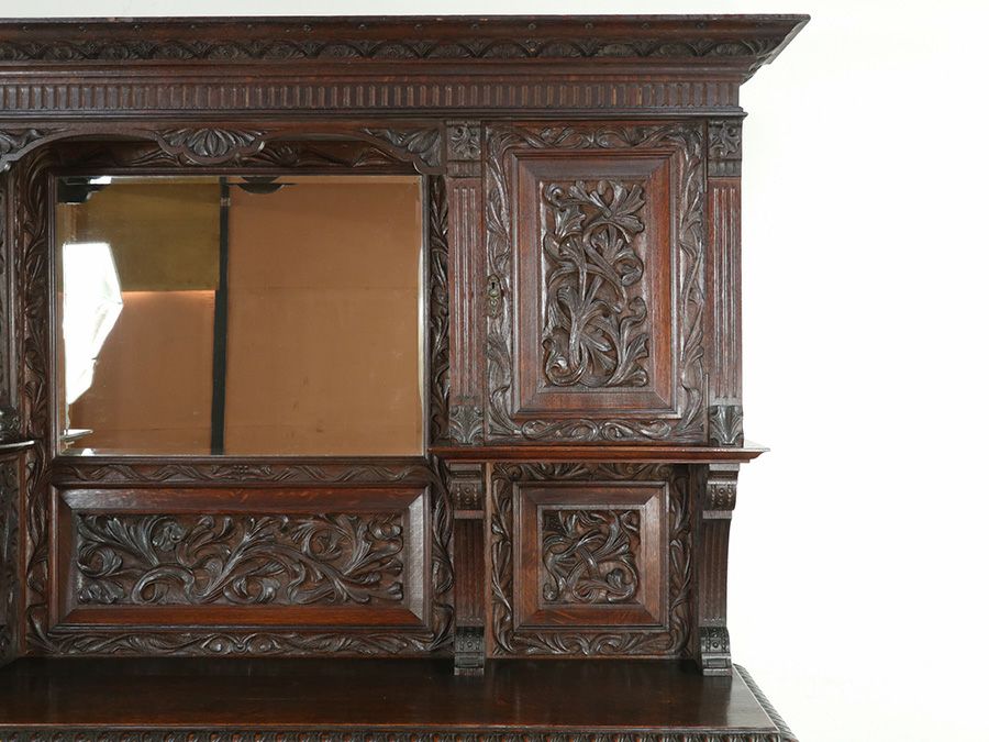 イギリスアンティーク家具 キャビネット 80600