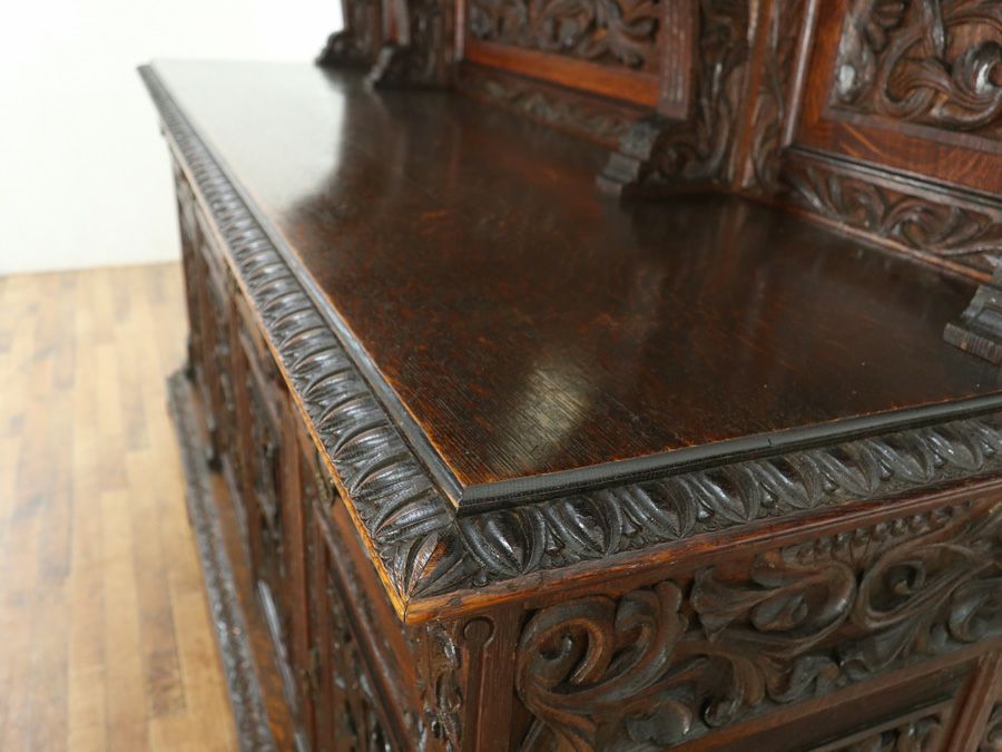 イギリスアンティーク家具 キャビネット 80600