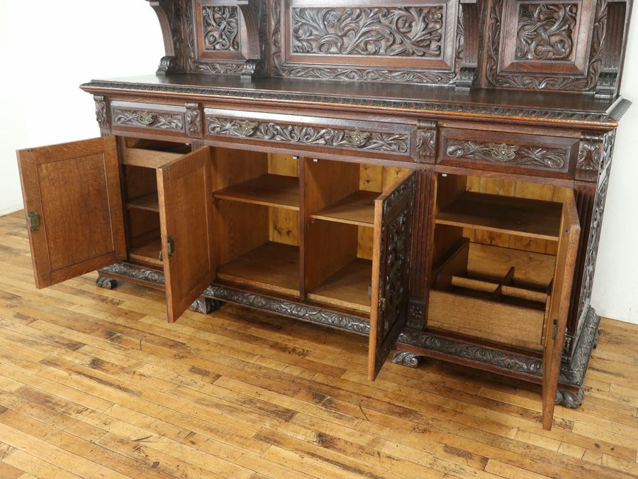 イギリスアンティーク家具 キャビネット 80600