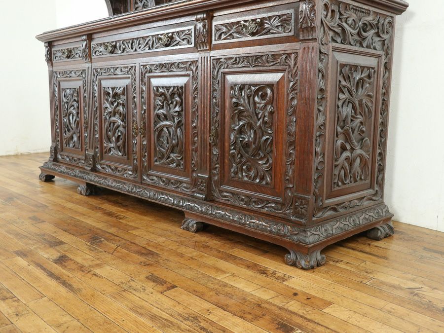 イギリスアンティーク家具 キャビネット 80600