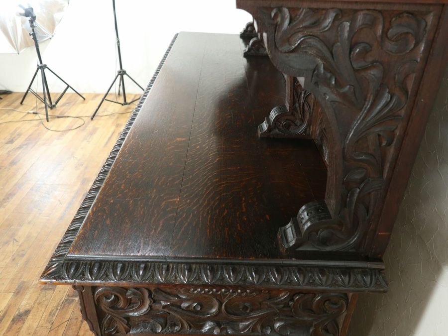 イギリスアンティーク家具 キャビネット 80600