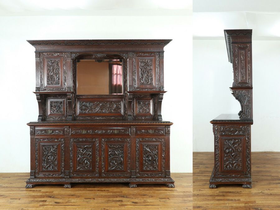 イギリスアンティーク家具 キャビネット 80600