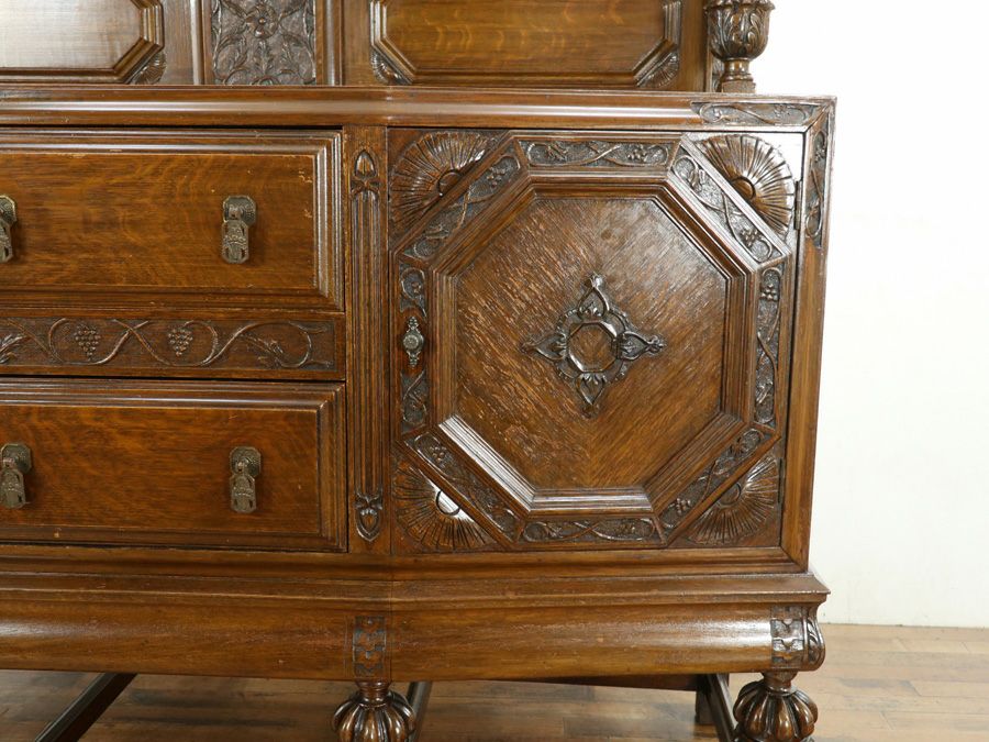 アンティーク家具 ダイニング8点セット 80360