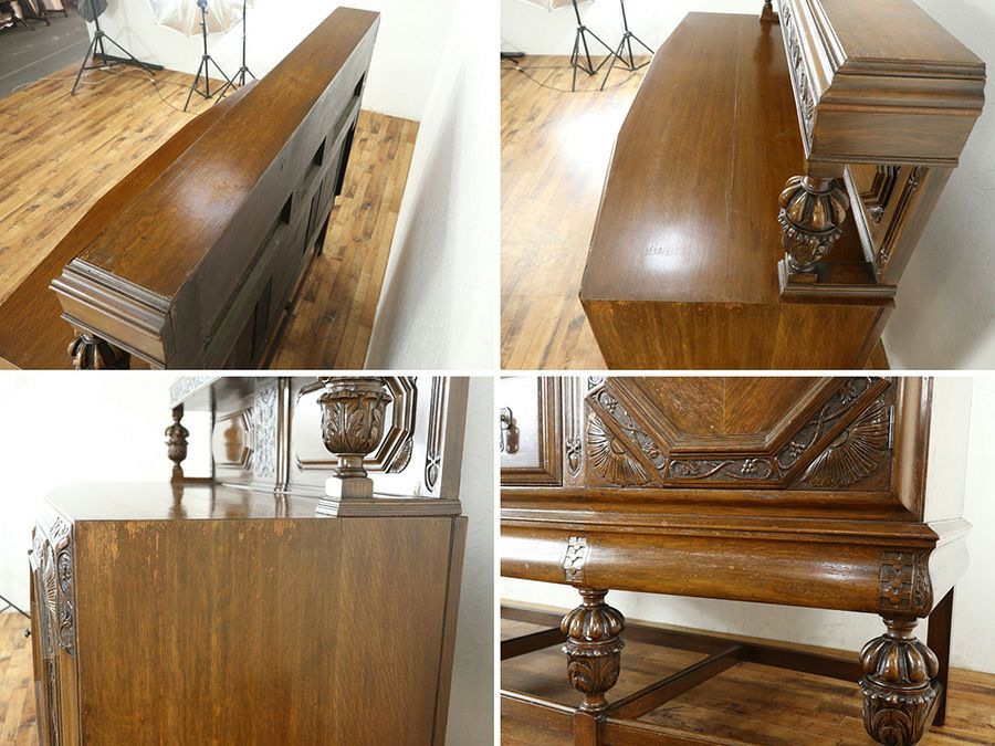 アンティーク家具 ダイニング8点セット 80360