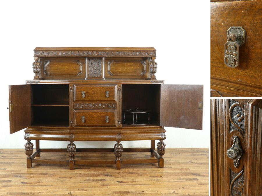 アンティーク家具 ダイニング8点セット 80360