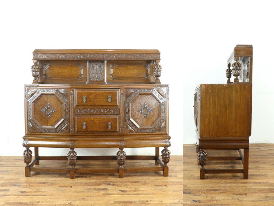 アンティーク家具 ダイニング8点セット 80360