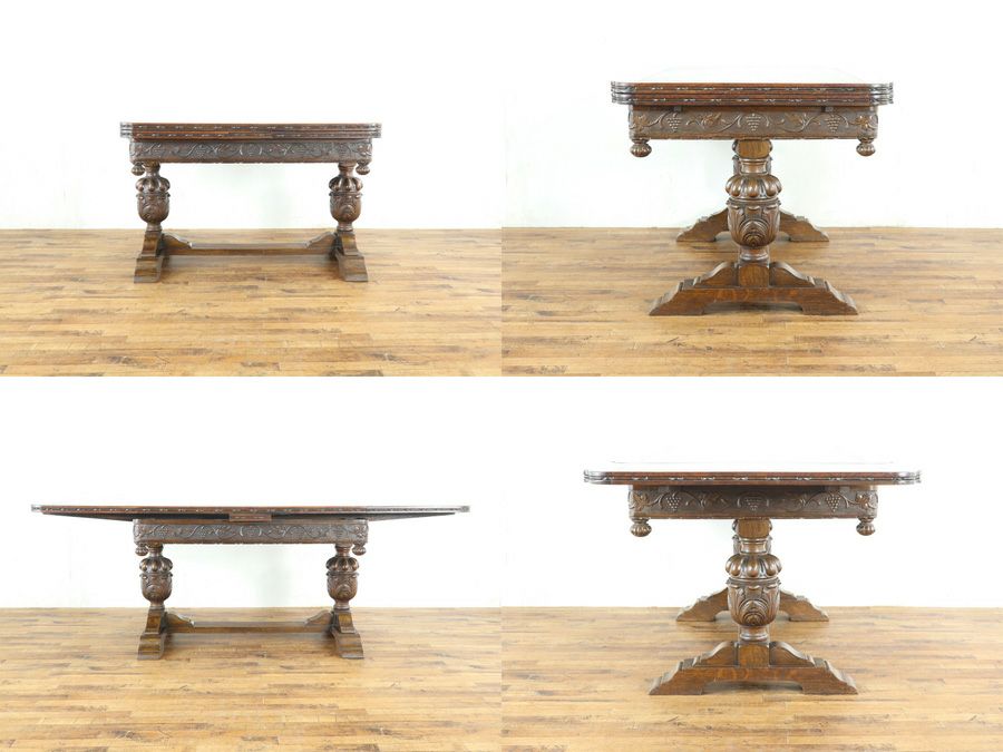 アンティーク家具 ダイニング8点セット 80360