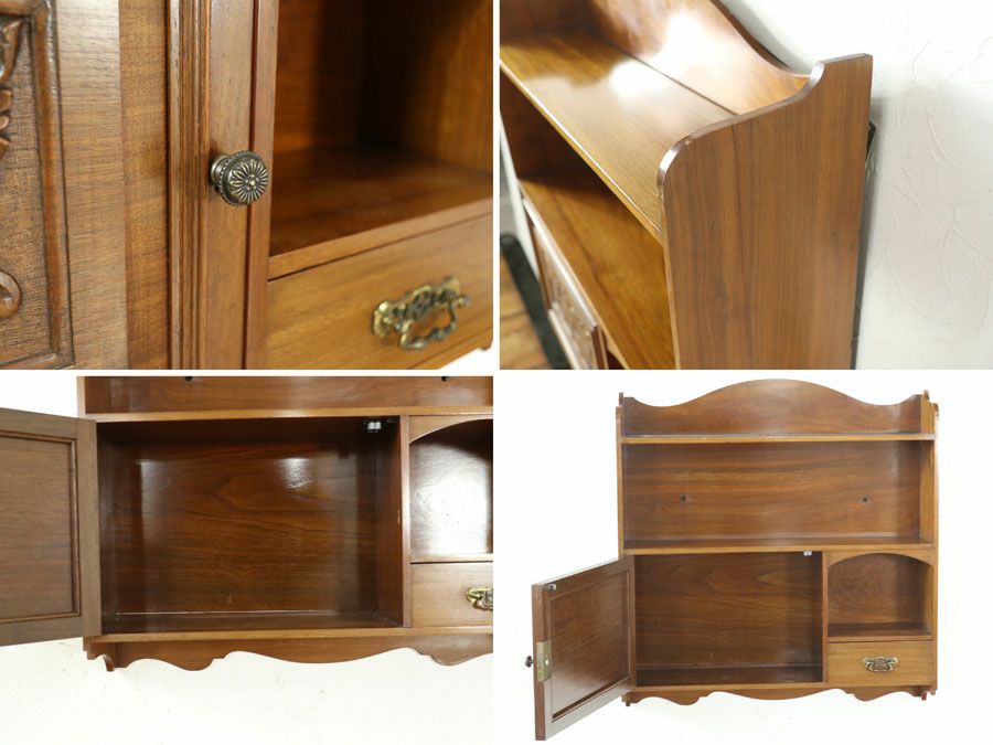 アンティーク家具 ウォールシェルフ 80525
