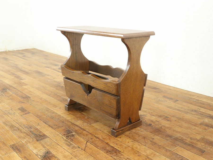 アンティーク家具 マガジンラック 65390