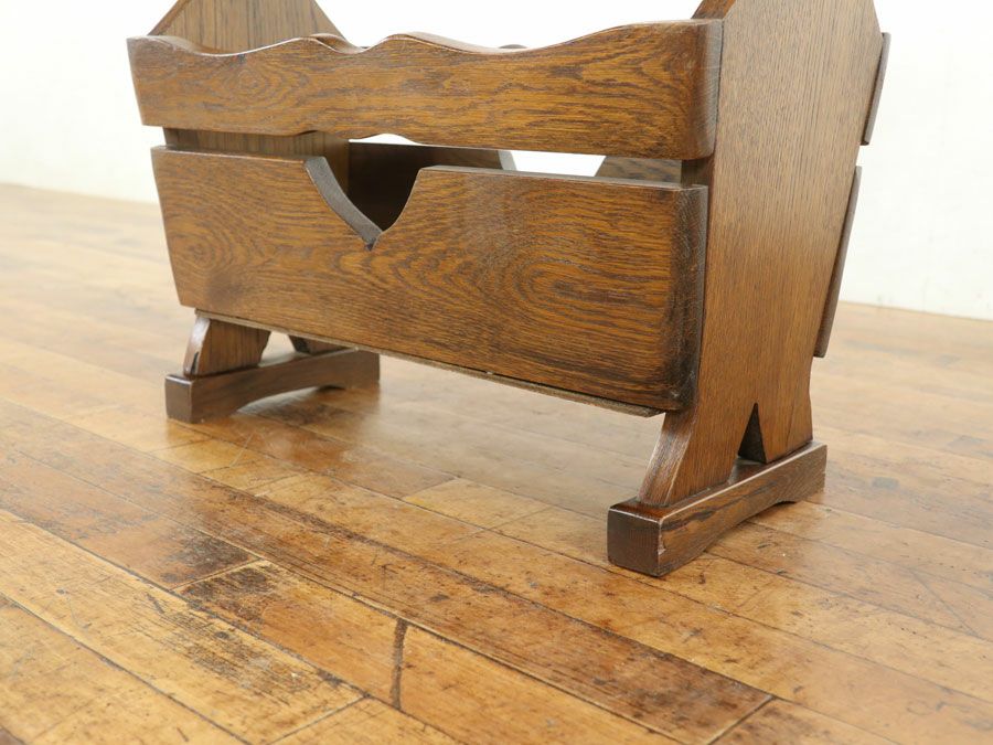 アンティーク家具 マガジンラック 65390