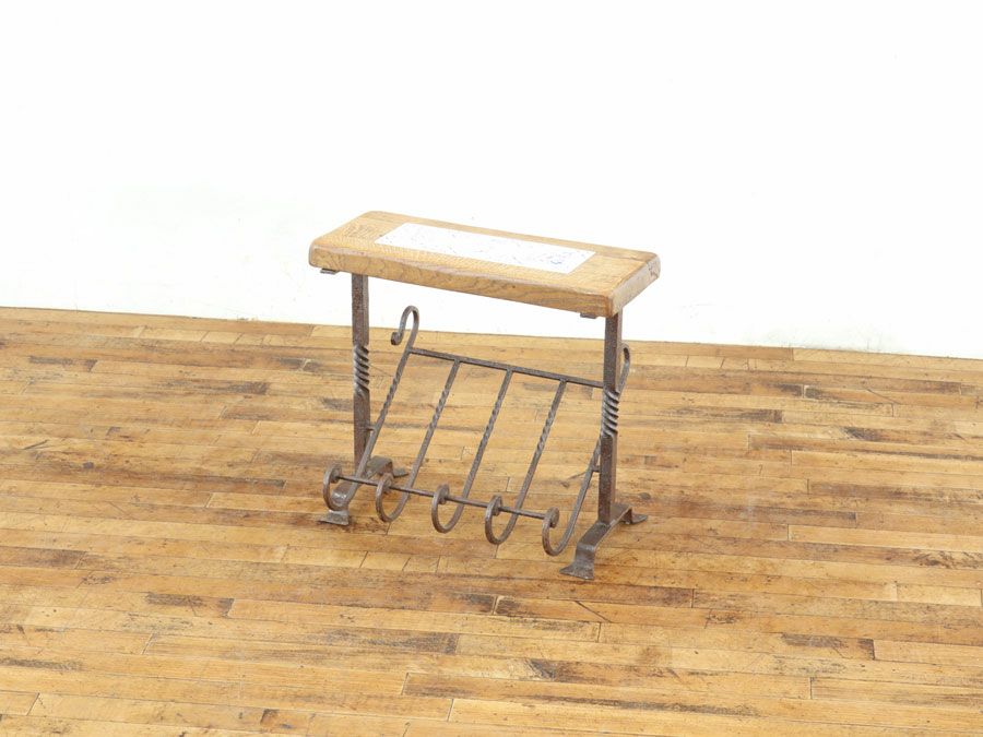 アンティーク家具 マガジンラック 65467