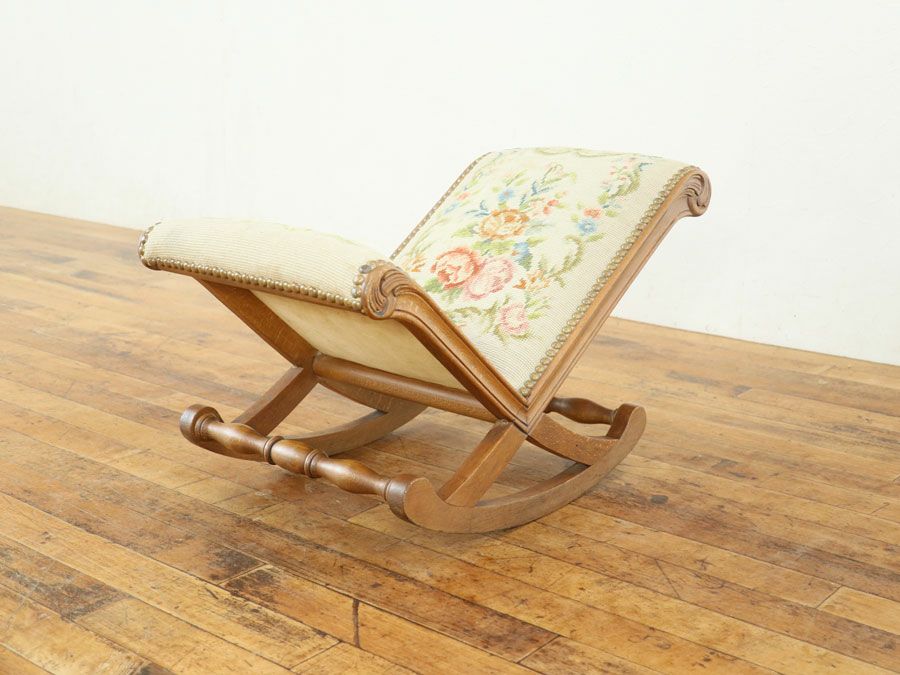 アンティーク家具 オットマン 65469