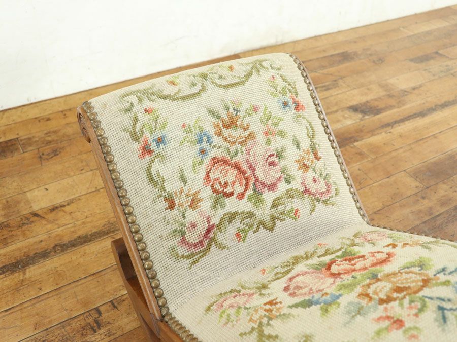 アンティーク家具 オットマン 65469