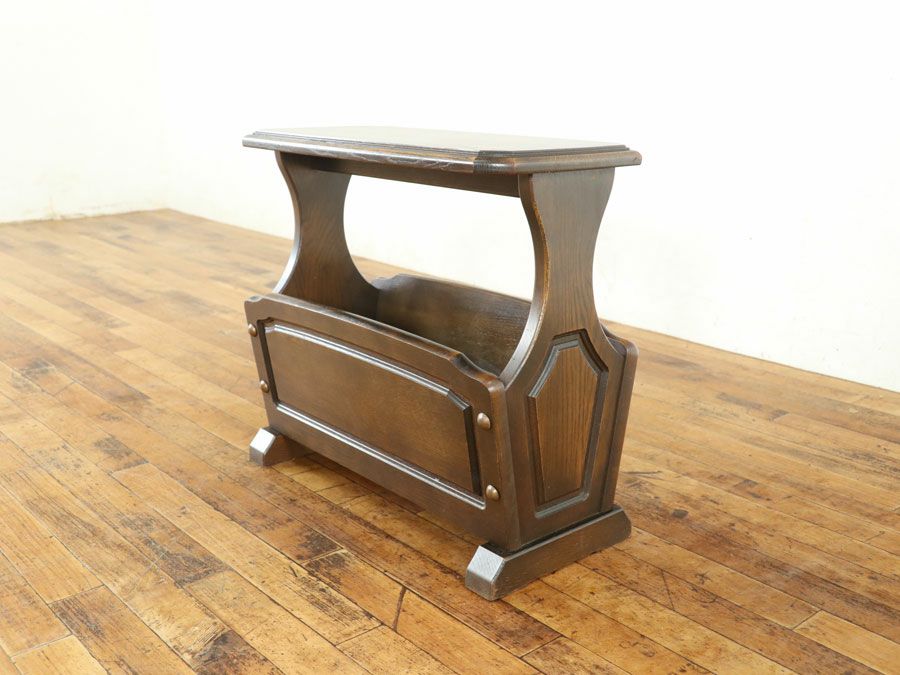 アンティーク家具 マガジンラック 65364b