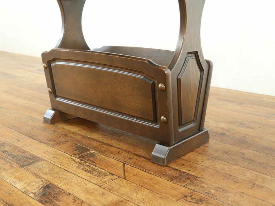 アンティーク家具 マガジンラック 65364b
