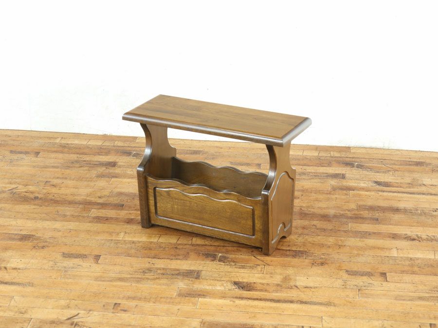 アンティーク家具 マガジンラック 65364a