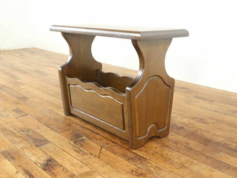 アンティーク家具 マガジンラック 65364a