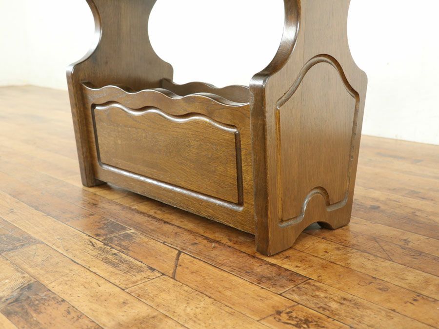 アンティーク家具 マガジンラック 65364a