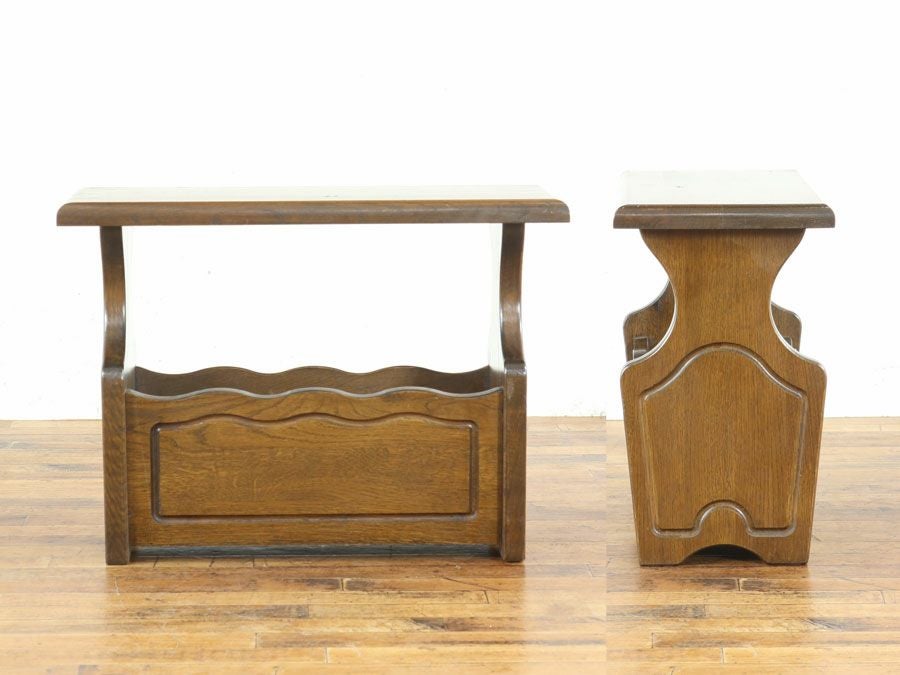 アンティーク家具 マガジンラック 65364a