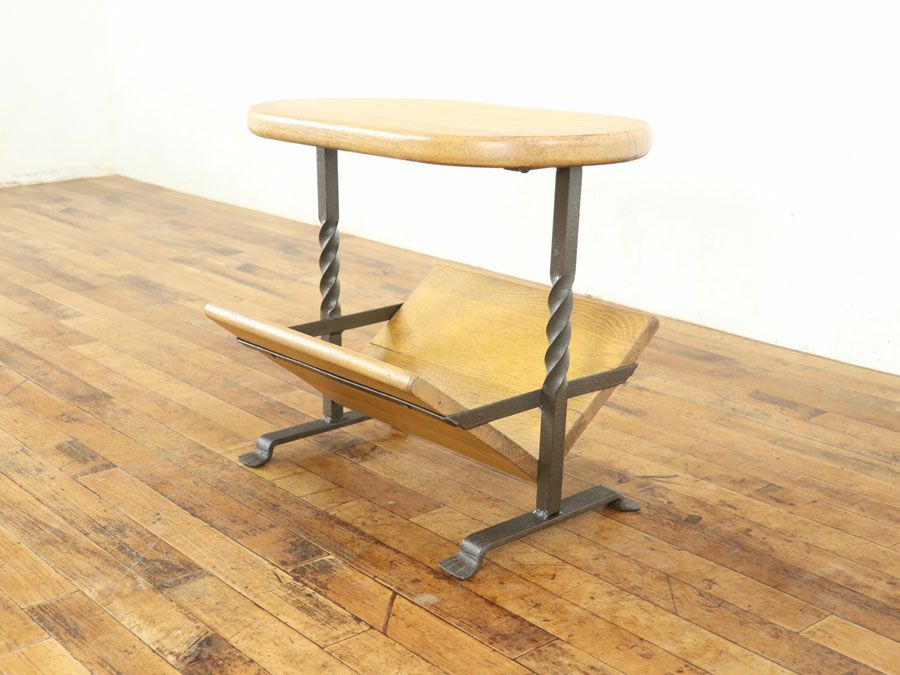 アンティーク家具 マガジンラック 65418