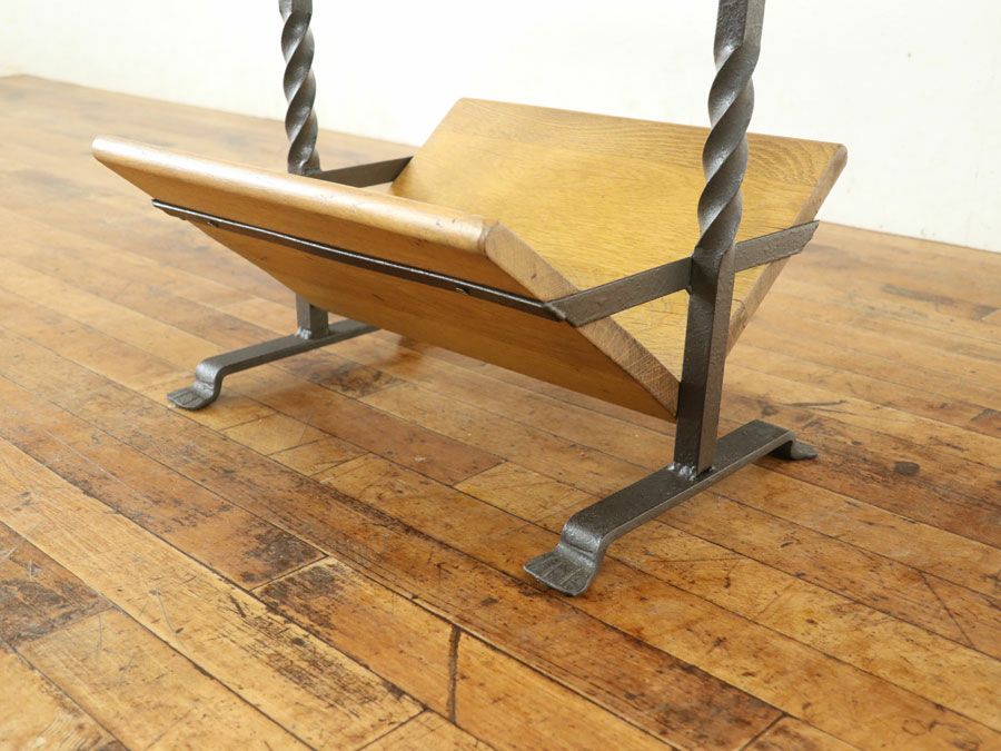 アンティーク家具 マガジンラック 65418