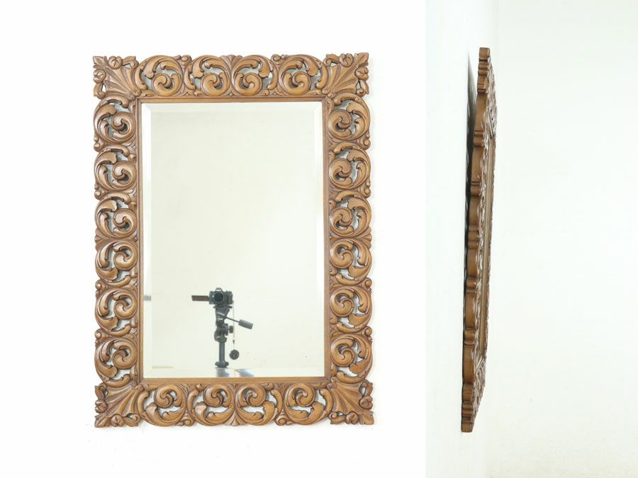 アンティーク家具 ウォールミラー 65459