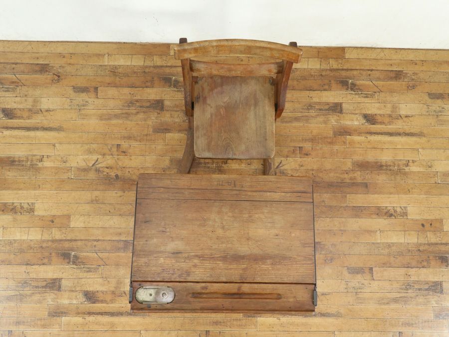 アンティーク家具 スクールデスク 80585