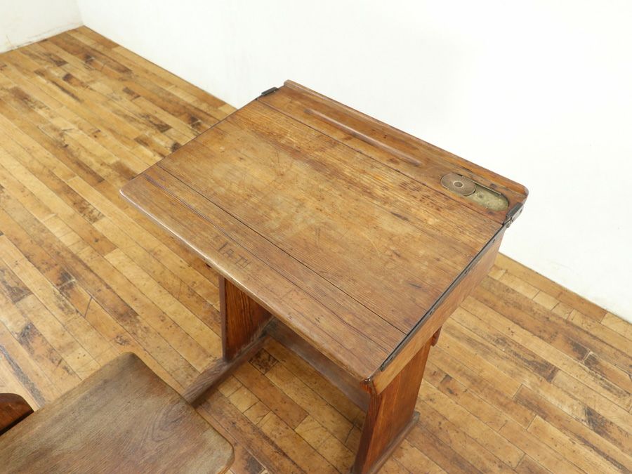 アンティーク家具 スクールデスク 80585