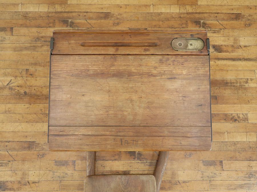 アンティーク家具 スクールデスク 80585
