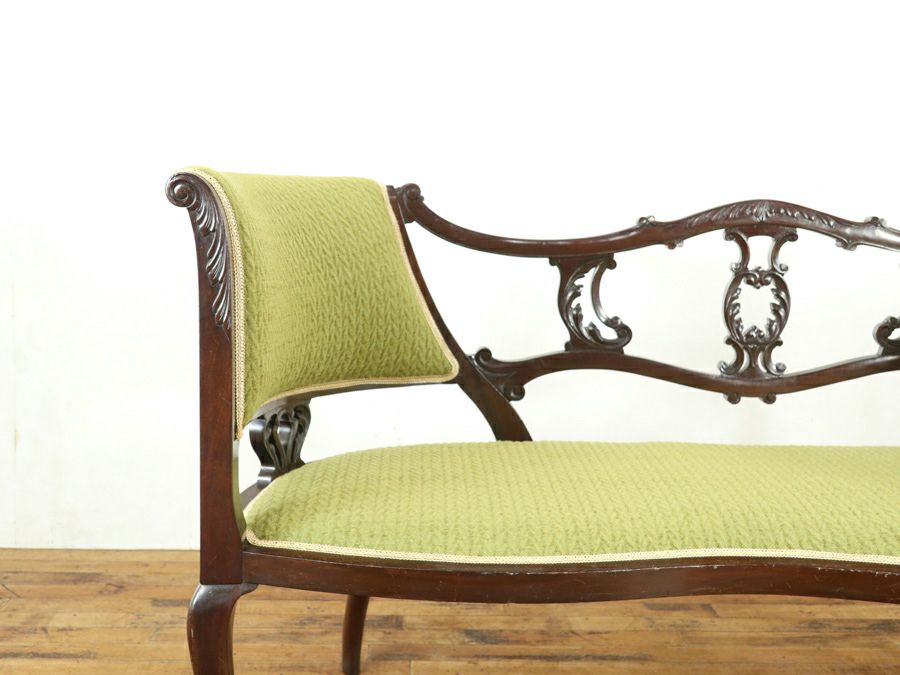 アンティーク家具 張替済セティ 80497