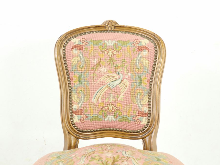 アンティーク家具 プチポワンチェア 65433