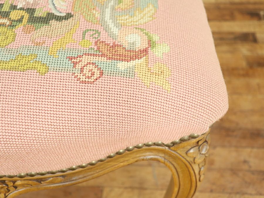 アンティーク家具 プチポワンチェア 65433