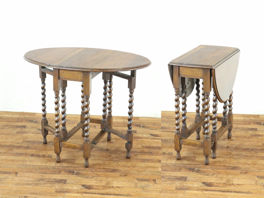 アンティーク家具 ゲートレッグテーブル 80828