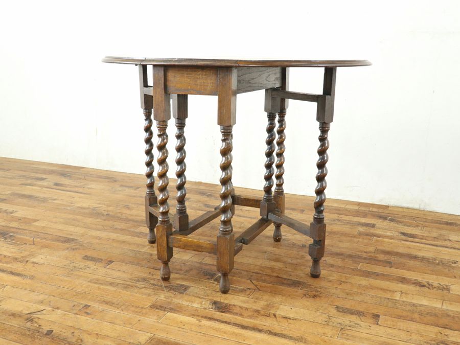 アンティーク家具 ゲートレッグテーブル 80828