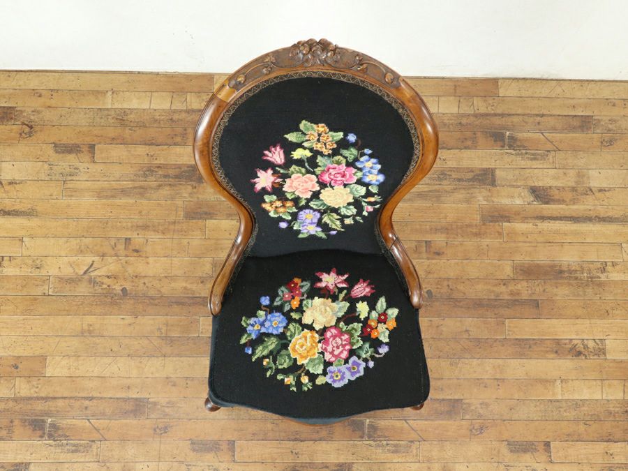 アンティーク家具 プチポワンチェア 80566