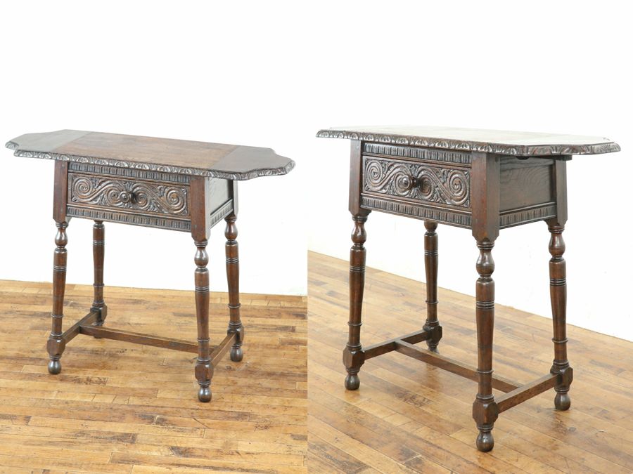 アンティーク家具 サイドテーブル 80702