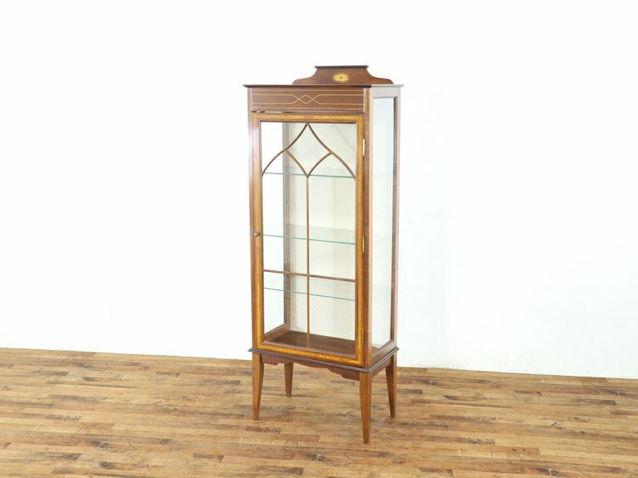 アンティーク家具 張替済ショーケース 80614