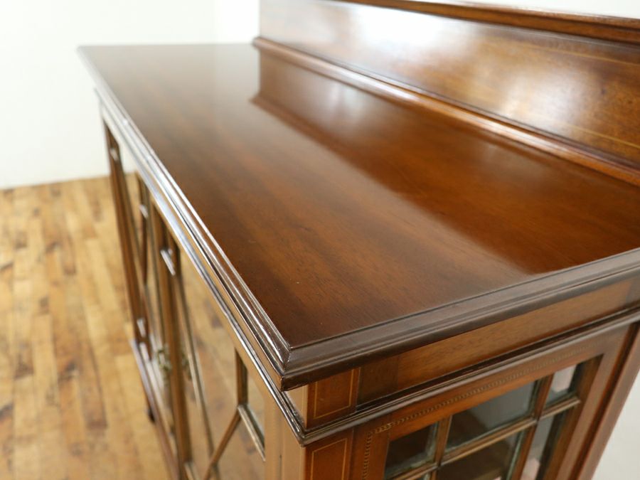 アンティーク家具 張替済ショーケース 80506